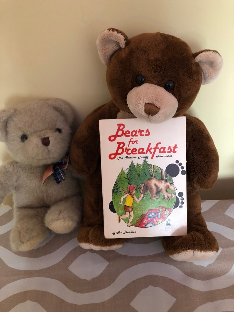 Image of bears eager to have Bears for Breakfast read to them